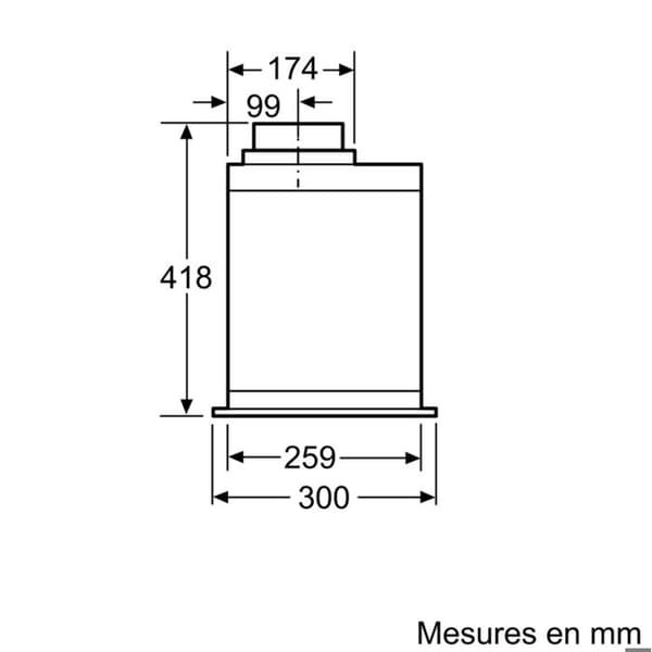 Groupe Filtrant NEFF D58ML66N1 - NEFF - Gruppe med filter - Grå - Rostfritt stål - 86 cm - 30 cm