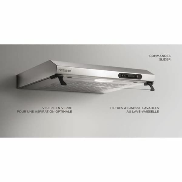 Konventionell fläkt Oceanic OCEAHC205S Grå 205 m3/h