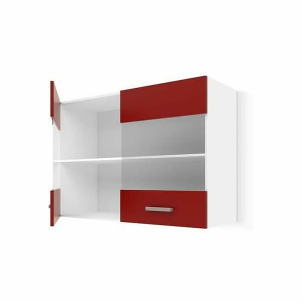 Køkken møbler Rød PVC Krystal Plastik Melamin 80 x 31 x 55 cm