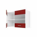 Miniatyrbild 1 av 3: Köksmöbler Röd PVC Glas Plast Melamin 80 x 31 x 55 cm