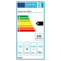 Miniatyrbillede 2 af 2: Konventions-emhætte Brandt AD1006X 80W 600 m3/h Rustfrit stål (60 cm)