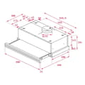 Miniatyrbillede 2 af 3: Konventions-emhætte Teka CNL6415BK 60 cm 385 m3/h 64 dB 110W