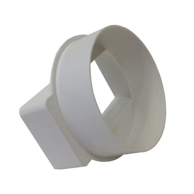 Manrose Short Round To Rectangular Adaptor