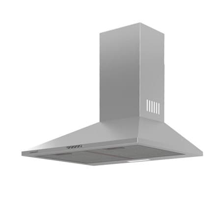 CATA | Hood | V-6000 X | Wall mounted | Energy efficiency class C | Width 60 cm | 480 m³/h | Mechanical control | LED | Grey Rustfrit stål