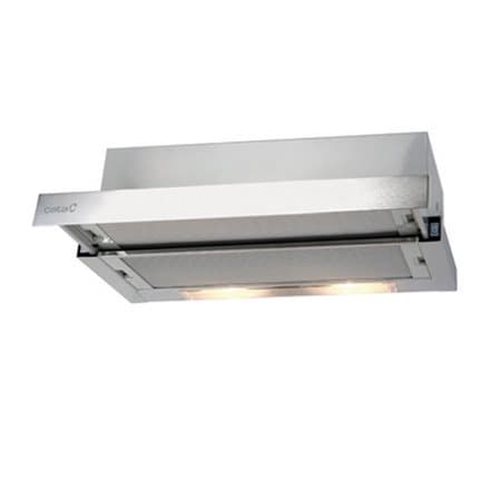 CATA | Hood | TF 2003 Duralum 600 | Telescopic | Energy efficiency class C | Width 60 cm | 390 m³/h | Mechanical control | LED | Stainless steel Rustfritt stål