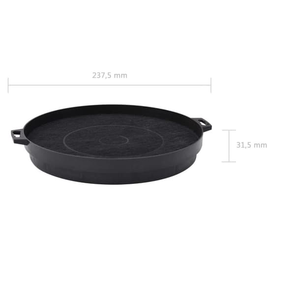 Kolfilter 2 st 210 mm - Kolfilter - Köksfläktfilter - Home & Living