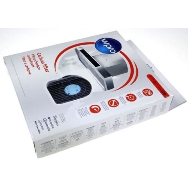 Kolfilter för huv - Whirlpool - 1RBG746708 - Vit - Ny - 2 års garanti