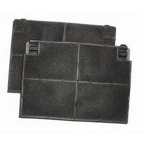 Kolfilter - SOS TILLBEHÖR - ROBLIN 5403001 - Paket med 2 - 193x137x20mm - Kompatibla med flera fläktar