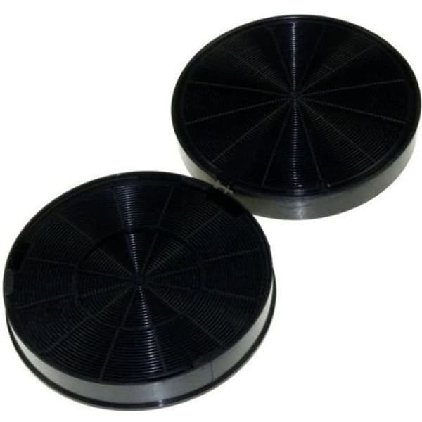Kolfilter x2 för Faber och Ariston EFF62 F117864 huv - Zanussi ZHC915X 94961 - BVMParts