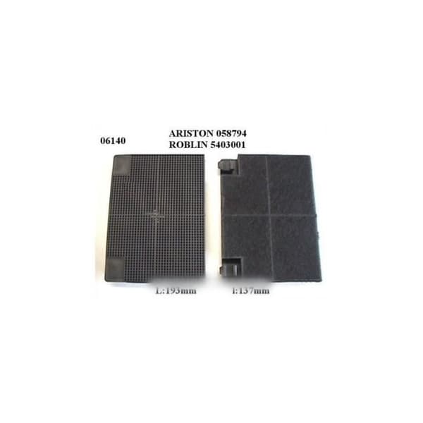 Huv kolfilter för 6140 huv - * ARISTON KOLFILTER - SCHOLTES: C00058794 ROBLIN: 5403 - BVMParts