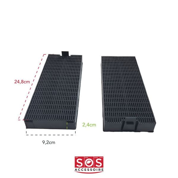 Set med 2 kolfilter FCH260 ACM26 - Spisfläkt - ROSIERES - Vit - 2 års garanti