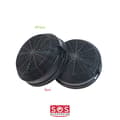 Miniatyrbild 2 av 4: Kolfilter till LADEN huva - Diameter 15cm - Levereras x2