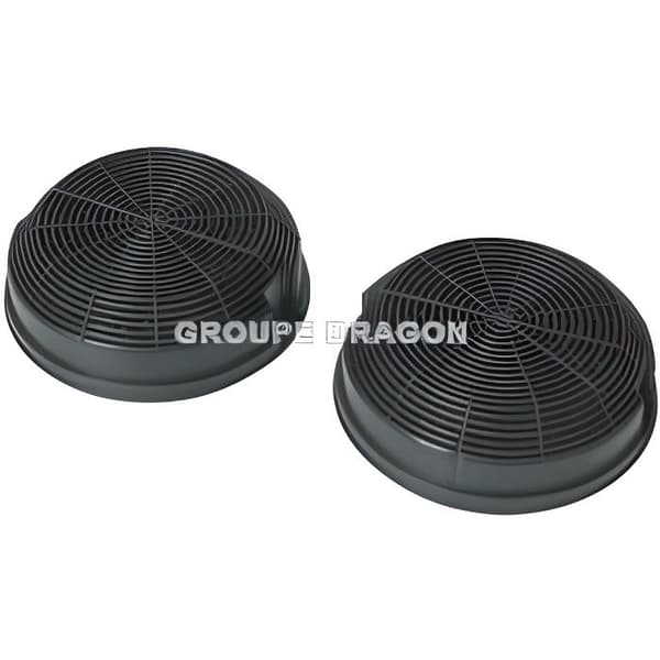 Kolfilter till LADEN huva - Diameter 15cm - Levereras x2