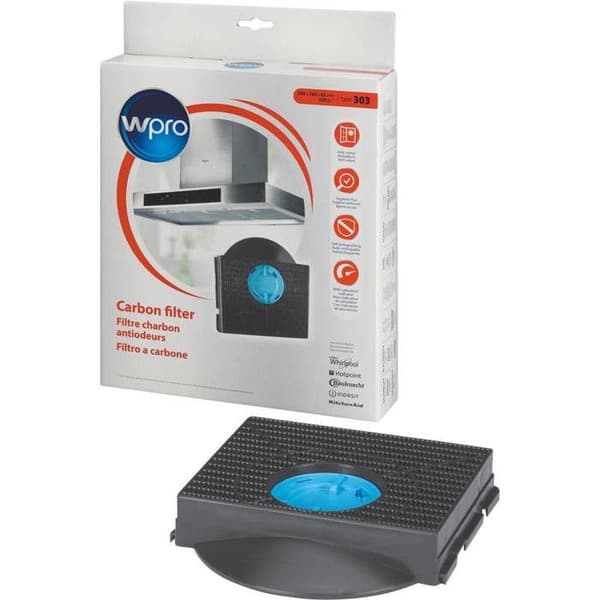 Aktivt kolfilter typ 303 för WHIRLPOOL huv - Original tillverkardel