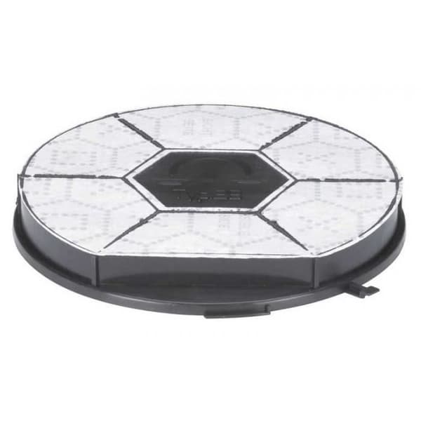 Modell 28 kolfilter för Whirlpool huva - Ø240mm H32mm
