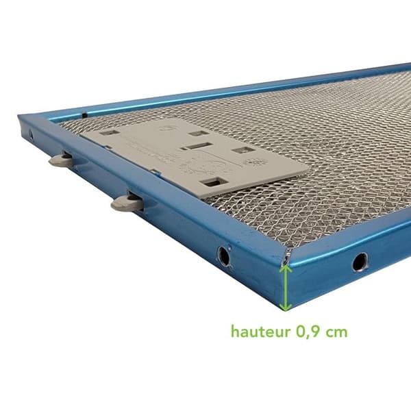 Metallfilter för huven - WHIRLPOOL, IKEA WHIRLPOOL, ARISTON HOTPOINT, IGNIS, INDESIT - 533x177x8mm