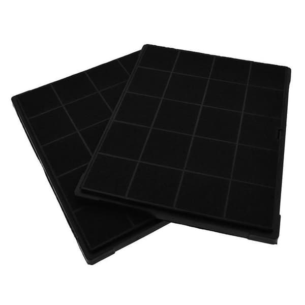 Set med 2 kolfilter AFFCAF16 AIRFORCE FC120 för spiskåpa - WHIRLPOOL - 235x190mm