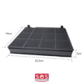 Miniatyrbild 2 av 4: C00090935. KOLFILTER KIT 226 X 210 X 30 M/M