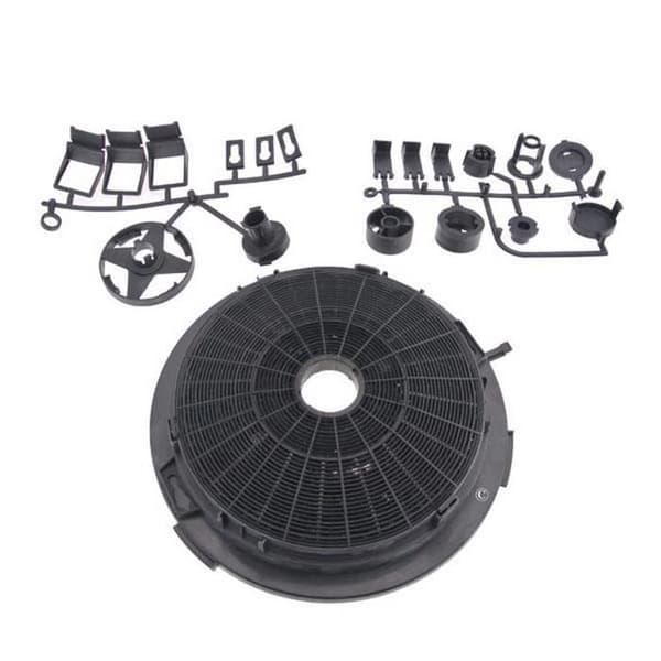 SOS Accessoire Filter kolsyra rund typ 210 (styck) för Fläkt 484000008655 CANDY, CLIMADIFF, CONTINENTAL EDISON, ROSIERES - Fläkt