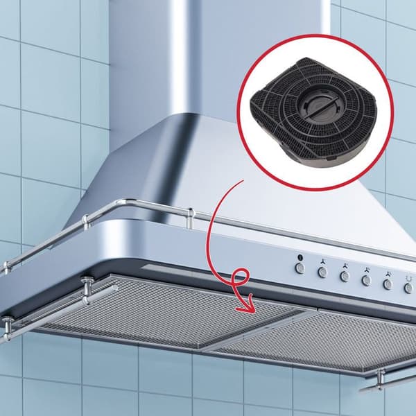 Filtrera kol typ 200 - SOS Accessoire - Kompatibel med AEG, AIRFORCE, ARISTON - 481281718522 - CHF200