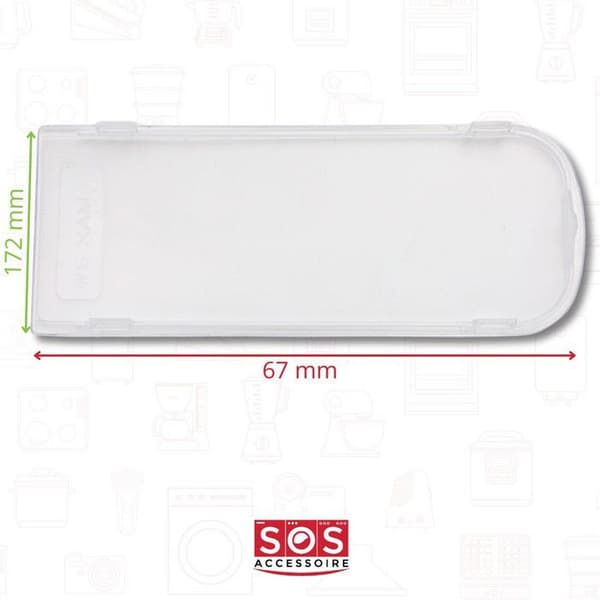 SOS Accessoire Ljusdiffusor för Fläkt 481946279986, 3001AS AEG, ARISTON HOTPOINT, ARTHUR MARTIN ELECTROLUX, BAUKNECHT, CRED