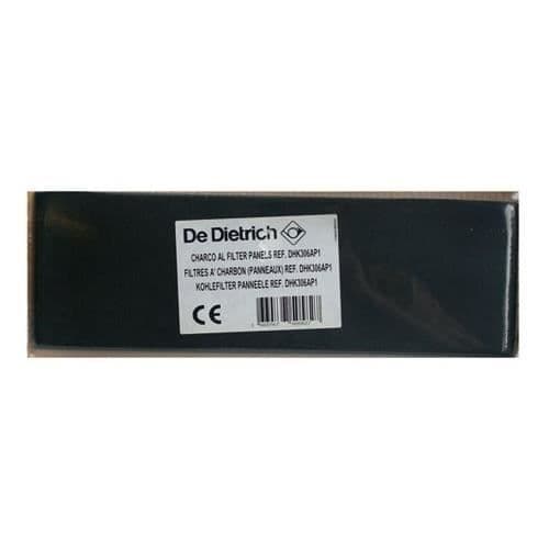 Kolfilter för DE DIETRICH DHK306AP1 huv - 44,5 cm x 15 cm