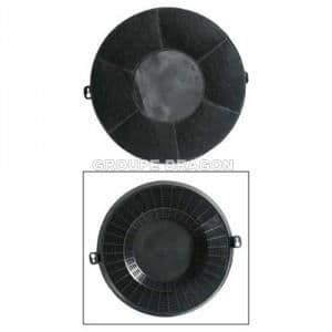 Kolfilter för INDESIT huv modell SL16IXHA C00266961 - diameter 235MM