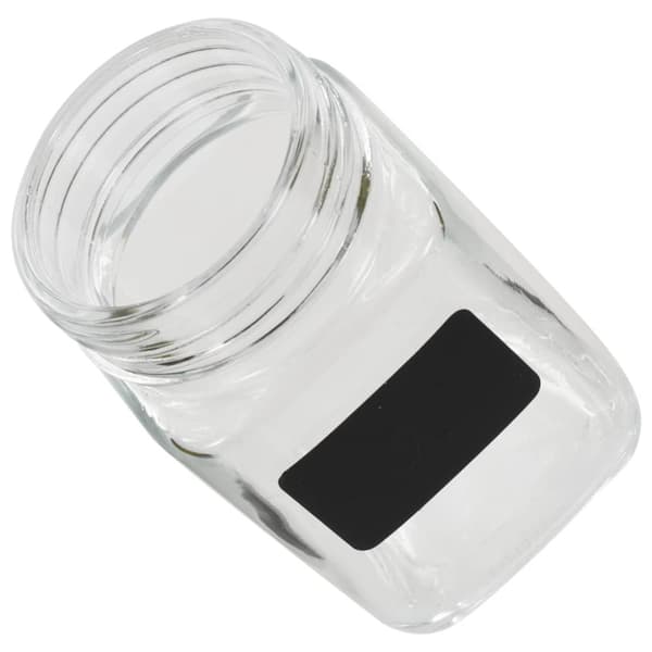 vidaXL Säilytyspurkit tarroilla 12 kpl 300 ml - Keksipurkit