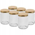 Miniatyrbillede 2 af 2: Glas til marmelade med skruelåg 500 ml 6 stk.