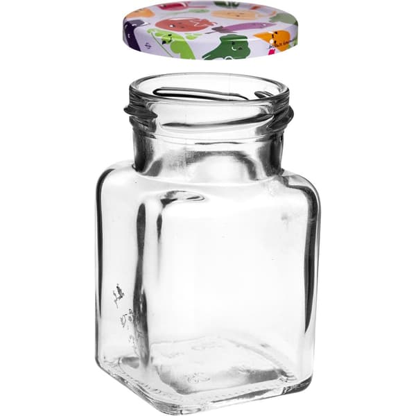 Lasipurkki korkilla TO fi53 150ml - 6 kpl