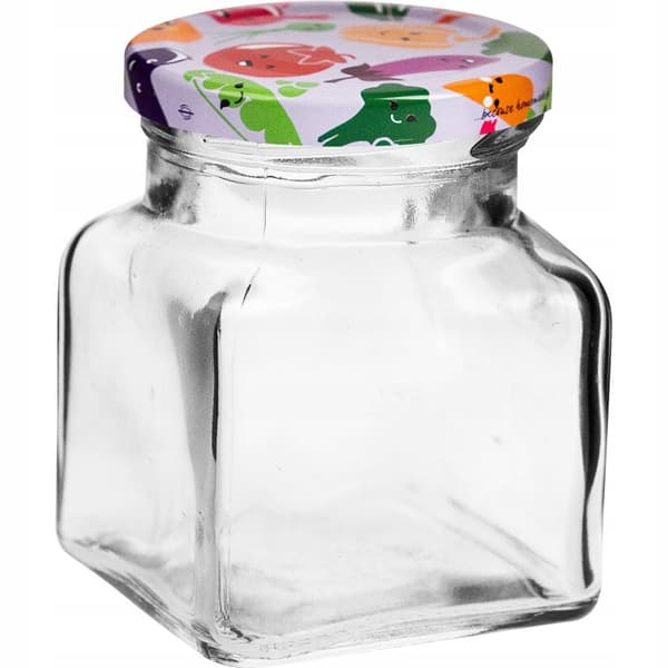Glasburk med lock TO fi53 120ml - 6 st