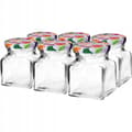 Miniatyrbild 1 av 3: Glasburk med lock TO fi53 120ml - 6 st