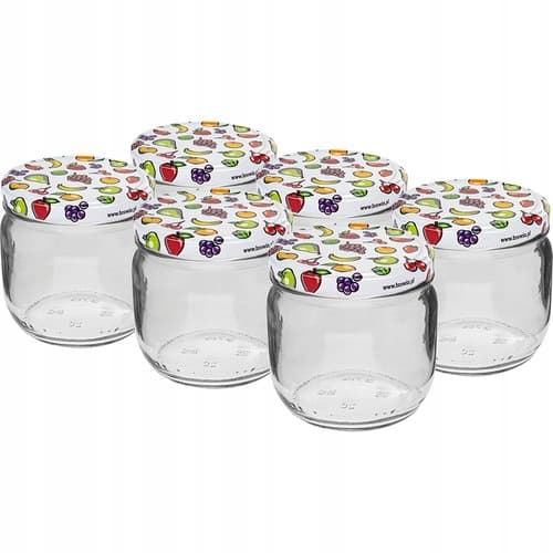 Glasburk med lock TO fi82/6 370ml - 6 st