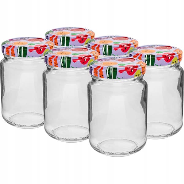 Glaskrukke med låg TO fi53 156ml - 6 stk.