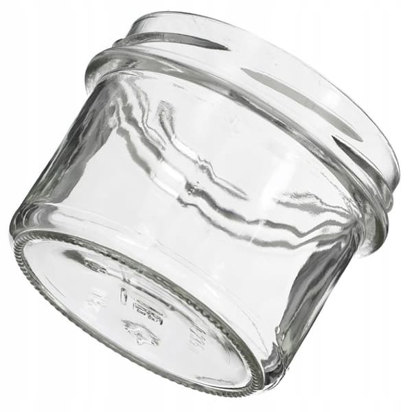 Syltetøjsglas med farvet låg 6 stk. 235 ml