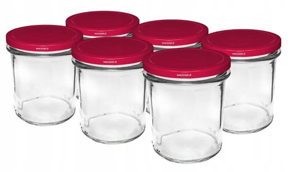 Konserveringsglas med låg 6 stk. 346 ml