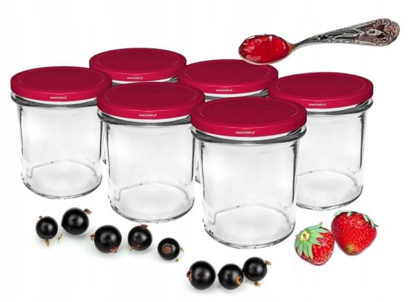 Konserveringsglas med låg 6 stk. 346 ml