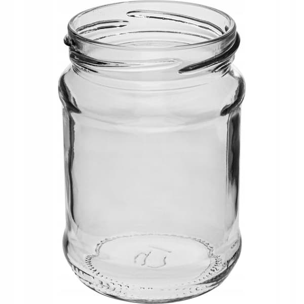 Konserveringsburkar med lock 6 st 250 ml