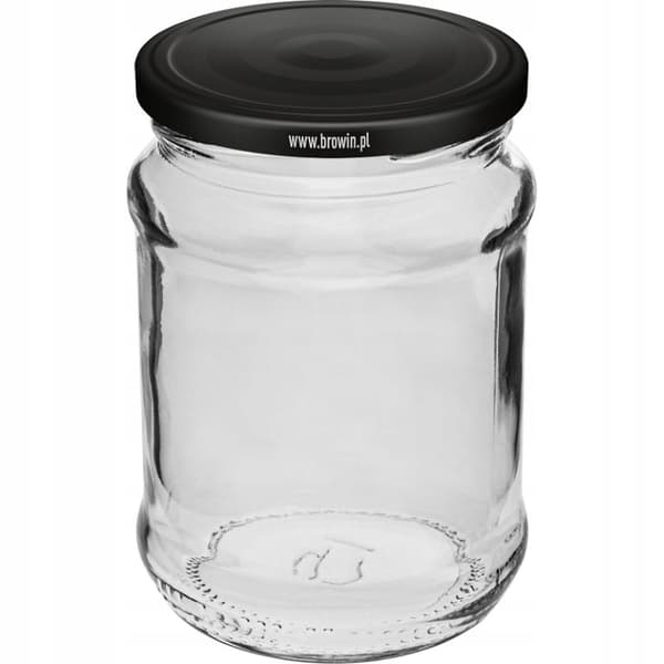 Konserveringsburkar med lock 6 st 250 ml