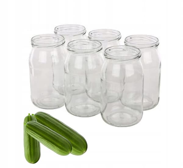 Inlagdgurkor 6 st 900 ml 6 krokar