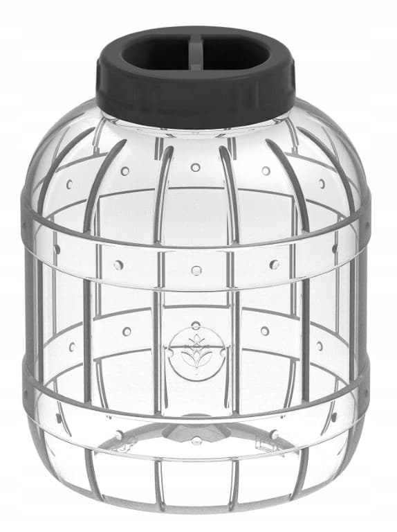 Gurkaburk med lock, plast, multifunktionell, 5 l