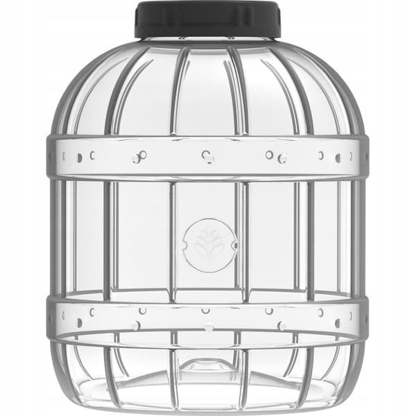 Gurkaburk med lock, plast, multifunktionell, 5 l