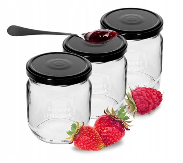 Konserveringsglas med låg 3 stk. 425 ml