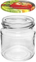 Miniatyrbillede 3 af 3: Glaskrukke med låg TO fi66 212ml - 6 stk.