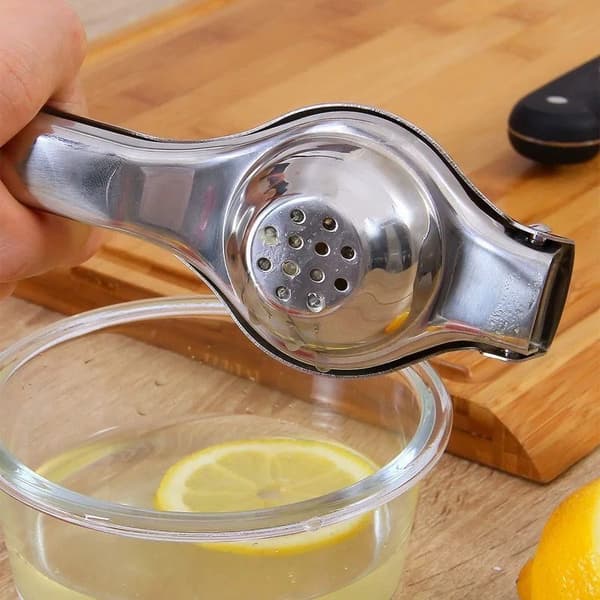Citronpress i rostfritt stål Manuell citronklämma