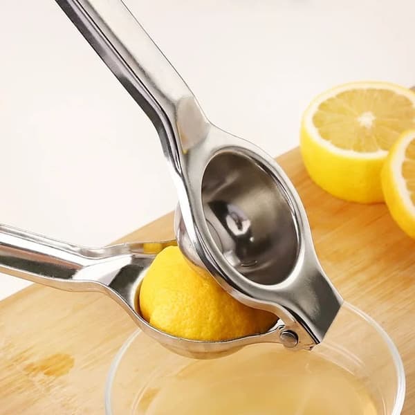 Citronpress i rostfritt stål Manuell citronklämma