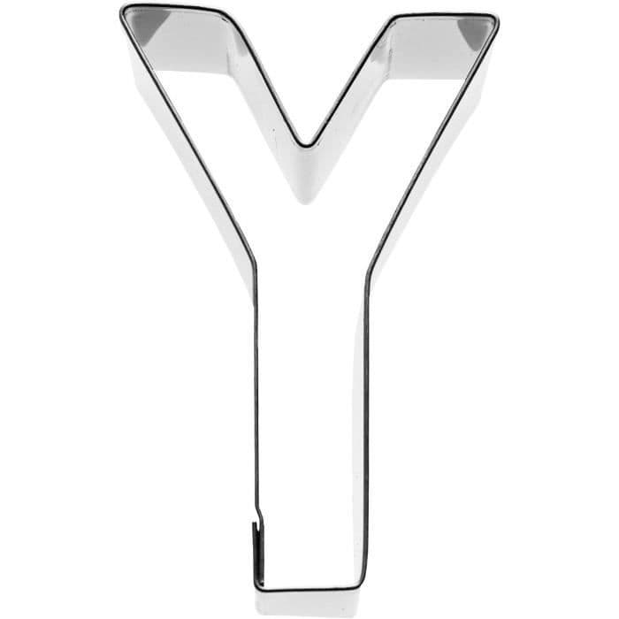 KARIS Cookie cutter Letter Y Birkmann T.1.10 - Rostfritt stål - 6 cm - Red PG