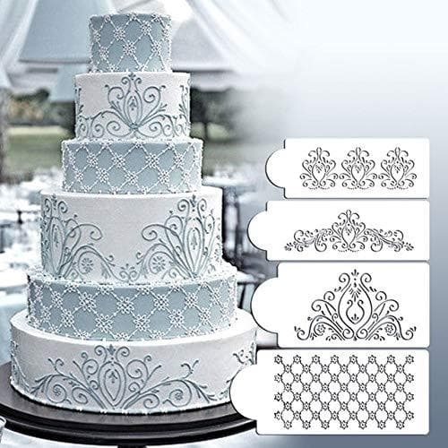 patterned fondant stencils
