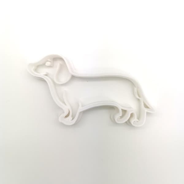 Dachshund hund 8 cm cookie cutter 2 stk