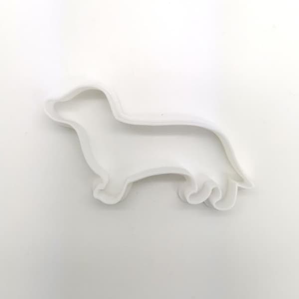 Dachshund hund 8 cm cookie cutter 2 stk
